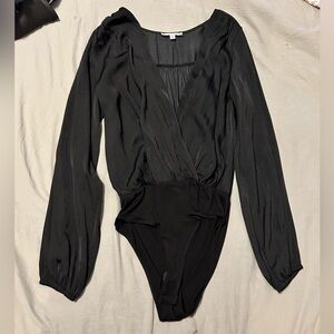 Black Long Sleeve Bodysuit